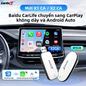 Bộ Chuyển Đổi Không Dây Carlinkit X1CA X2CA Android Auto & CarPlay Kết Nối Tự Động WiFi BLE Cho Điện Thoại iPhone & Android Đen/Trắng