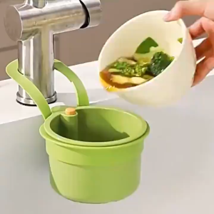 Kitchen Sink Hanging Strainer Basket Adjustable Drain Basket Fruit Vegetable Drainer Rack Detachable Kitchen Garbage Filter