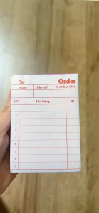 Combo 10 quyển - Oder 3 liên 60 tờ (8x11)