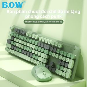 B．O．W | Wireless Bluetooth Silent Keyboard for Office Typing