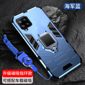 Applicable to Samsung A42 Phone Case A425g Protective Silicone Case Galaxy A42 All-Inclusive Airbag 5G Version Drop-Resistant SM-A426B Frosted Soft Case Trendy Men and Women Stylish Creative Magnetic Bracket