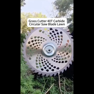 255mm 40t Brush Cutter Blade Round Grass Cutter Blade For Cutter Trimmer Weed Eater