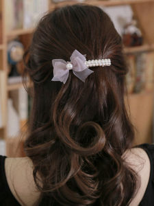 Womens Hair Accessories Hair Clips Butterfly Knot One-word Clips Spring Clips Half-up Hairdo Hair Accessories Fresh out Original Design