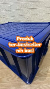 KRAT BUNTU 50 LITER + TUTUP - Bak Kolam / Box Keranjang Buntu Serbaguna