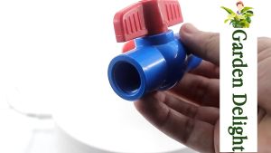 5Pcs 1/2" Female PVC Ball Valve for Garden Irrigation Water Stop Switch Water Pipe Adapter