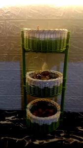 Murah poll 3 sap tempat telor tempat bawang  Keranjang Susun 3 Rantang Bumbu Rak Dapur perlengkapan dapur Bumbu dapur seperti garam merica dan rempah-rempah lainnya