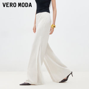 Vero Moda | Summer New Side Slit Pleated Organza Culotte Trousers