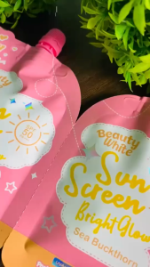 YOU GLOW BABE Beauty White Sunscreen Bright Glow Sea Buckthorn SPF 50 PA++++ Brightening Sun Protect