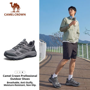 รองเท้าผ้าใบเดินป่ากลางแจ้ง CAMEL CROWN สำหรับผู้ชาย & ผู้หญิง | รองเท้าวิ่งพื้นหนาระบายอากาศ | รองเท้ากีฬาแฟชั่นแบบลำลอง | ไม่ลื่นทนทานและสวมใส่สบายรองเท้าใส่เดิน