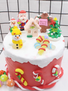 Đồ Trang Trí Bánh Giáng Sinh Nhà Của Ông Già Noel Cây Gậy Quà Tặng Hộp Nấm Đồ Chơi Bằng Đường Phố Ăn Được Đồ Trang Trí Giáng Sinh