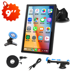 Màn Hình Đa Phương Tiện Ô Tô 7/8/9 Inch Hỗ Trợ Carplay Android Auto Xoay Chiều & Định Hướng Radio Màn Hình Không Dây