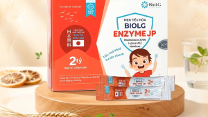 [DEAL LỚN CUỐI NĂM] Men Tiêu Hóa BioLG Enzyme JP 2 Tỷ Bào Tử Lợi Khuẩn Cho Bé Trên 1Tuổi (Hộp 20Gói)
