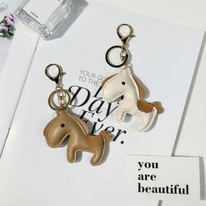 กระเป๋านักเรียนห้อยพวงกุญแจเครื่องประดับในรถยนต์กระเป๋าโพนี่น่ารักคลาสสิกสำหรับผู้หญิงตกแต่งกระเป๋าพวงกุญแจรถเครื่องประดับของขวัญของหญิงสาว