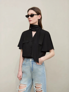 AMII | Muslin Fabric Chiffon Blouse