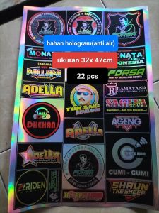 STIKER SONETA | STIKER RHOMA | STIKER ORKES | STIKER HOLOGRAM | STIKER ANTI AIR
