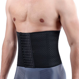 Slimming Body Shaper Waist Trainer Belt Tummy Control Workout Girdle Shapewear For Men Lose Fat