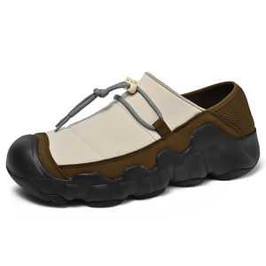Giày Loafer Nam Thời Trang Thoáng Khí Đế Cao Su Chống Thấm Nước Mặt Trên Bằng Da Nhân Tạo Lót Vải Thoải Mái