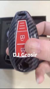 Case Carbon Smartkey Cover Key Kunci Suzuki Swift Ertiga SX4 - 7097