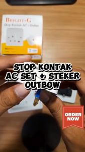 STOP KONTAK AC + SAKLAR OUTBOW STOP KONTAK AC SET