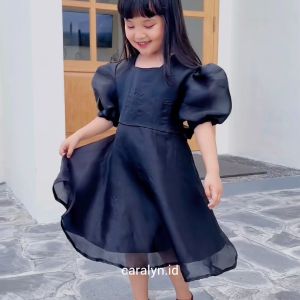 DRESS ANAK CINDERELLA PESTA ULANGTAHUN DRESS ANAK ORGANZA LUCU