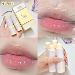 Cappuvini Cheese Lipstick Stick Women Moisturizing Hydrating Watermelon Dry Chapped Lips Fade Lip Lines Lip Balm Lipstick Base