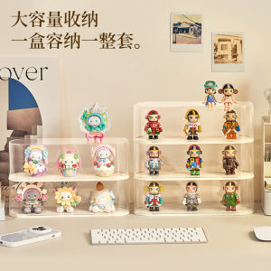Blind box storage box Transparent hand office display box dust-proof doll acrylic storage display stand