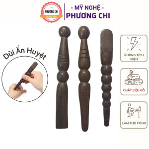 Dụng cụ day ấn huyệt bằng gỗ cẩm Cây dùi day ấn huyệt | Mỹ Nghệ Phương Chi