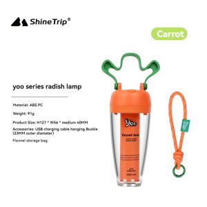 Creative Carrot shaped Camping Atmosphere Lamp Long endurance Multi level Adjustable Magnetic Warm Light