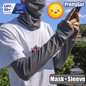 ระบายอากาศดี ณ วิธีการป้องกัน UV ระดับที่ 2 แบบบางหน้า หน้ากากไอซ์สลีฟ Seluruh Wajah ผู้ชายและผู้หญิง