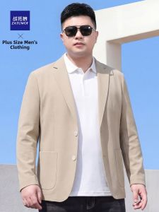 ZATUWOF | Plus Size Loose Fit Mens Suit Jacket