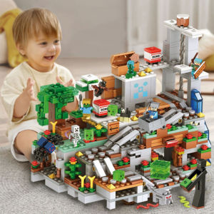 Mainan Blok Minecraft 533 DIY 3D Puzzle Hadiah Mainan - Banyak Pilihan Model Karakter yang Menarik