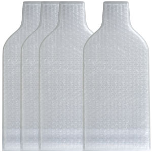 4Pcs/Set Wine Bottle Bags Reusable Wine Bottle Protector Bags Double-Layered Protection Wine Bottle Sleeves for Travel Suitcase