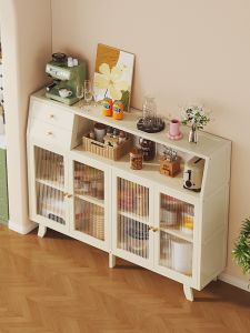 XUNHUAI | Retro Cream Style Living Room Kitchen Storage Cabinet