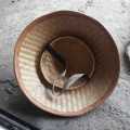 Topi Caping Petani Bahan Kulit Bambu. 