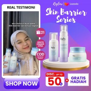 Reglow Skin Barrier Series Skincare dr. Shindy: 8x Ceramide Facial Foam Moisturizer Gel Hydrating Toner