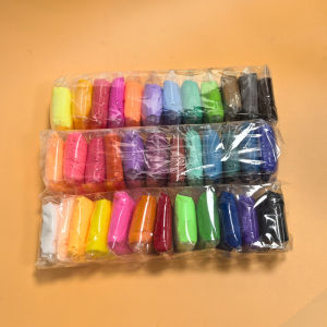 12/24/36 pcs Colorful Super Light Clay DIY Toys Air Dry Polymer Modelling Clay with 3 Tools Soft Creative Educational Slime Kids