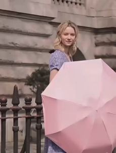 Fashion King#Capsule Mini UV Umbrella Six-Folds small Umbrella Folding UV Protection(Manual)