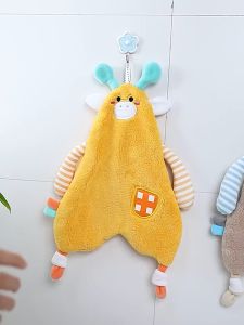 Hand towel hanging cute bathroom hand towel absorbent towel thickened household hand towel