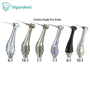 16:1 Dental Reduction Contra Angle Handpiece Head Push Button for Wireless Endo Motor Dentistry Endodontic Treatment Tool