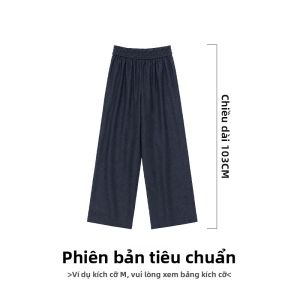 Quần Tây Dáng Rộng Cao eo cho Người Thấp