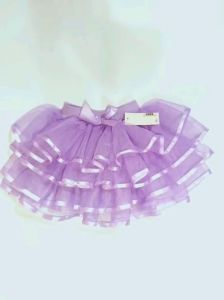 กระโปรงสีแดงซ้อนหลายชั้น พลิ้วสวย ไซส์160/170