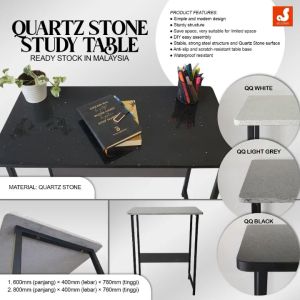 Quartz Stone Computer Desk Notebook Student Study Table Simple Modern Writing Meja Komputer Home Office desk living room