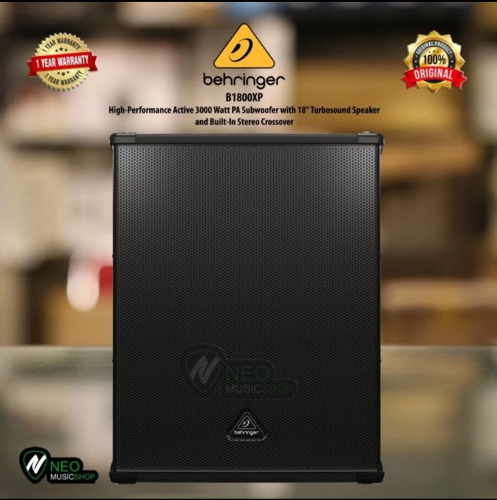 Speaker Behringer B1800XP 3000 Watt PA Subwoofer With 18