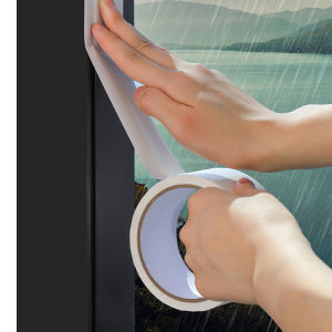 6CM x 10M Duct Tape White Heavy Duty Waterproof No Residue Strong Adhesive Duct Tape Tearable For Indoor Outdoor Use Home Repair