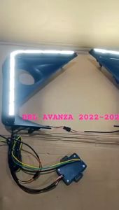 Penutup Fog Lamp DRL dengan Sinyal Putar ALL NEW AVANZA 2022 2023 DRL Avanza