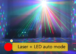 Alien Lampu Disco LED 16 Patterns Sensor Suara 240V 10W with Remote Control - TC-7007P