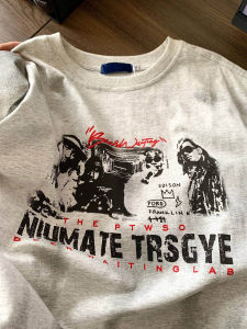 เสื้อยืดคอกลมแขนสั้นผ้าฝ้ายแท้สไตล์วินเทจสำหรับผู้ชายและผู้หญิง ทรงหลวม ระบายอากาศได้ดี ระบายความชื้นได้ดี ฤดูร้อน 2025