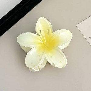 Jepit Rambut Kamboja Bunga transparant gradasi Warna Soft Ukuran 8cm hair clip aksesories rambut