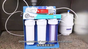 Tixx RO Water Purifier Reverse Osmosis 7-Stage Filtration Water Filter Safe Drinking 200/400GPD Filtering Heavy Metals
