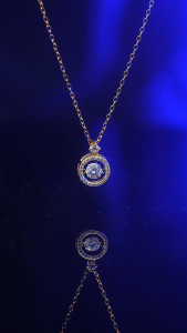 LOVETIA Kalung Jantung Berdetak Moissanite Wanita Perhiasan Necklace Sertifikat GRA Original XMZ011